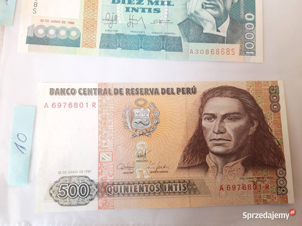 Banknot kolekcjonerski Peru