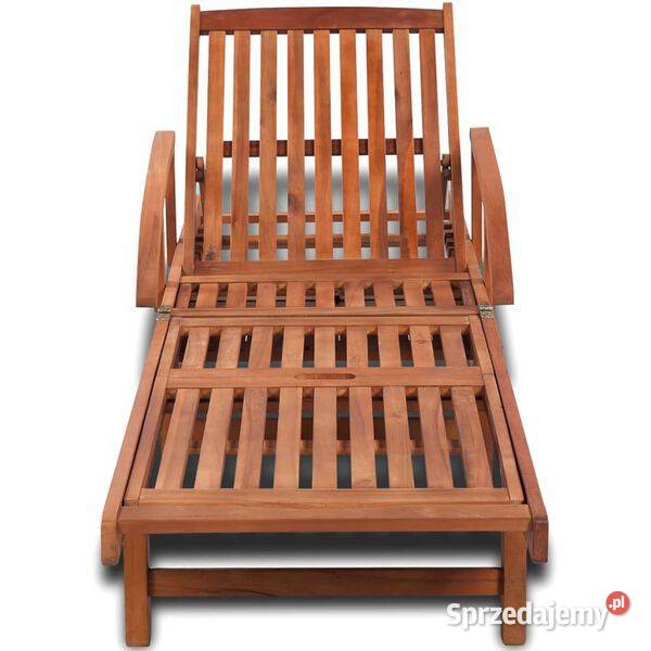 vidaXL Leżak lite drewno akacjoweSKU42592 mazowieckie Warszawa