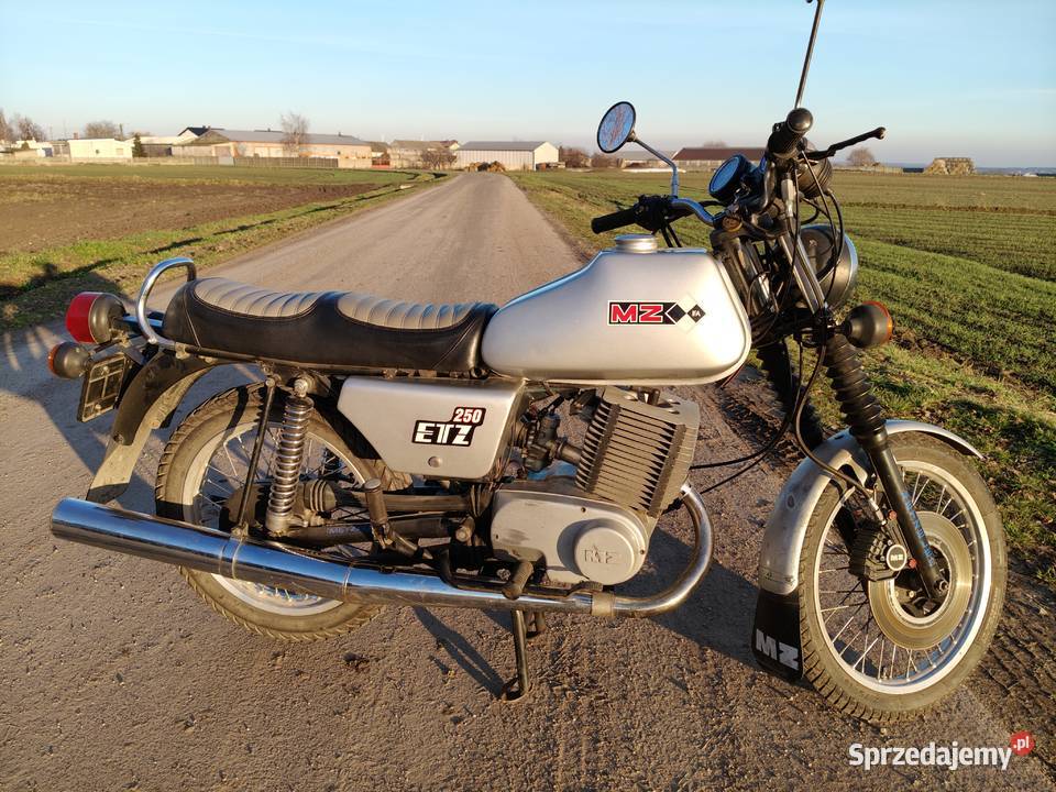 MZ ETZ 250 1986r z dokumentami do rejestracji 43000km Pozostałe Nowe Skalmierzyce