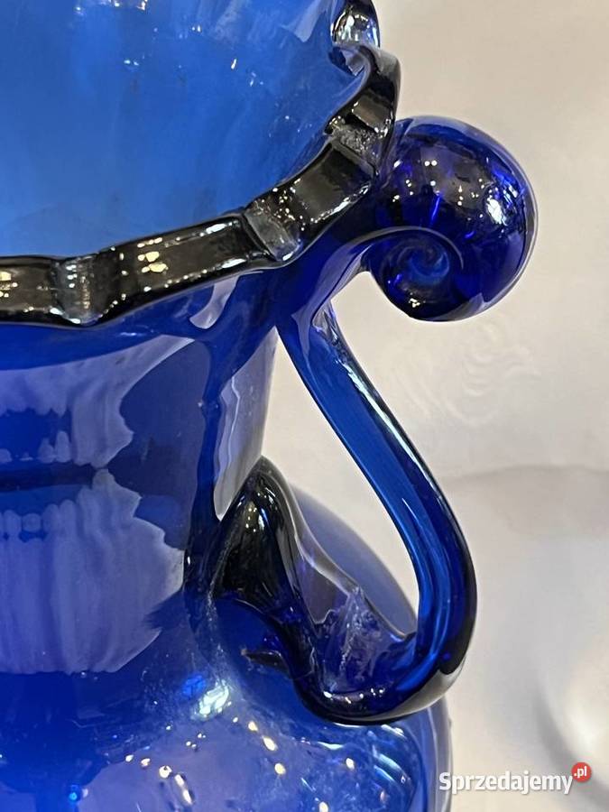 Kolekcjonerski Wazon Huta Szkła Tarnowiec Kraków