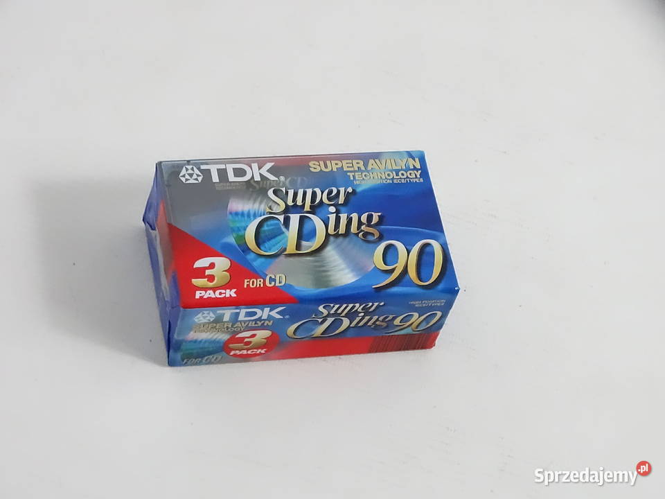 Nowy fabrycznie zafoliowany 3Pack kaset TDK