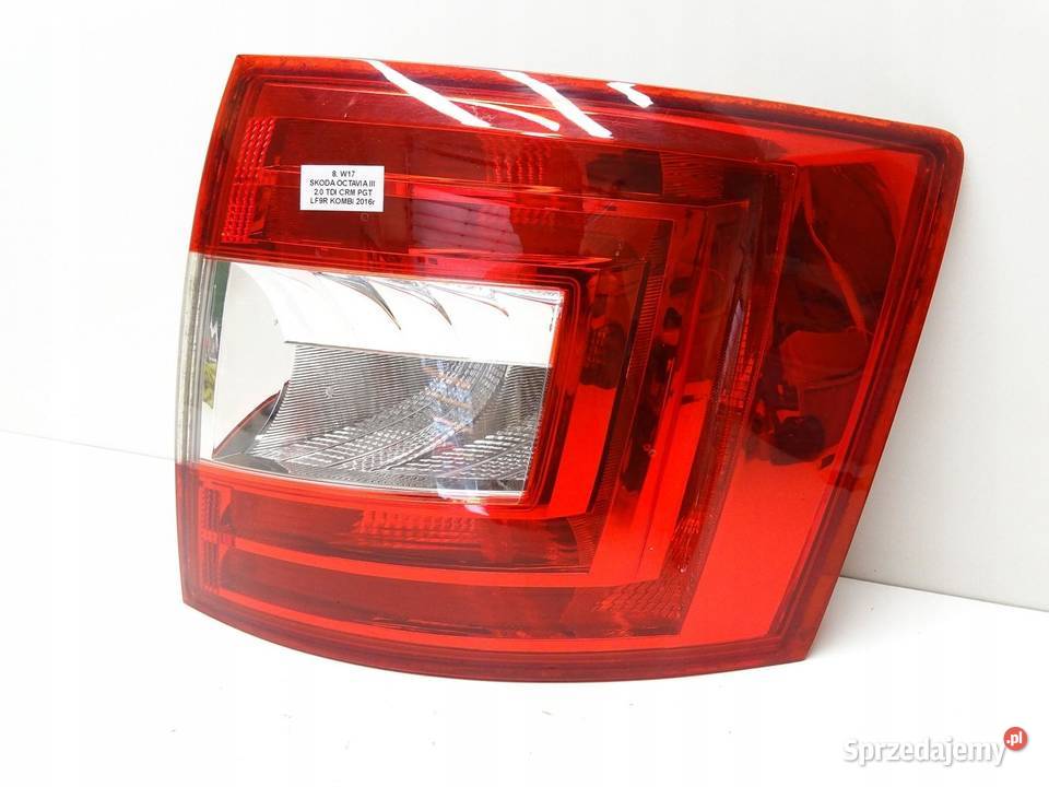 LAMPA PRAWY TYŁ PRAWA TYLNA SKODA OCTAVIA III 5E Lampy przednie