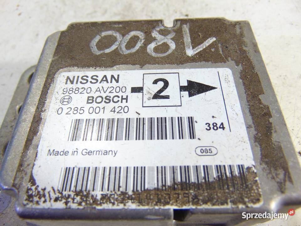 SENSOR AIR BAG AIRBAG PRIMERA P12 98820AV200