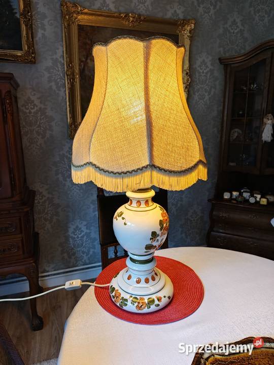 Lampka porcelanowa Lampy stołowe i nocne podkarpackie