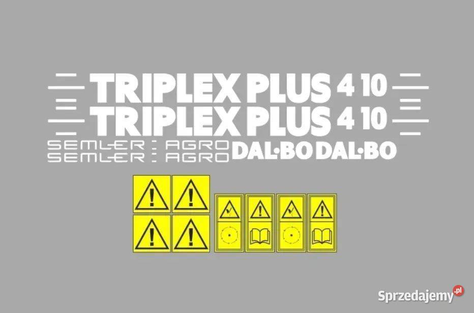 Naklejki oklejenie naklejka DALBO TRIPLEX PLUS 4 Janików