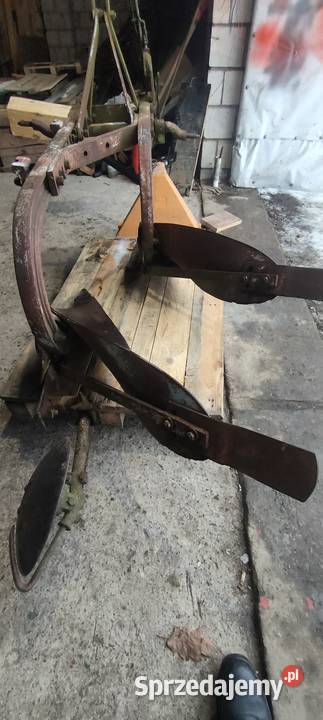 Pług 2 skibowy Overum oryginalny stannie