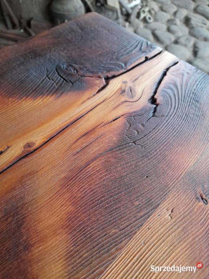 Stolik kawowy stare drewno 52cm