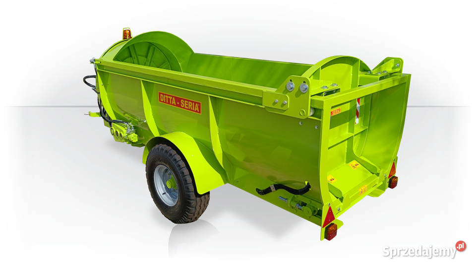 Sadowniczy rozrzutnik obornika DSRO DITTASERIA nieuszkodzony Nowe Miasto nad Pilicą