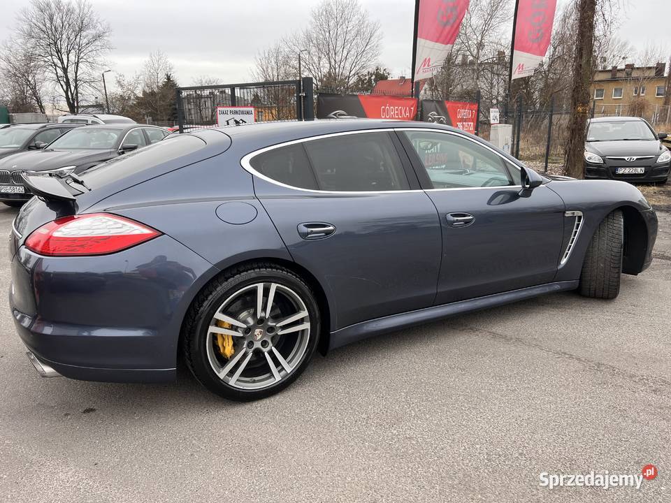 Porsche Panamera Salon Polska Aktywny Wydech niebieski