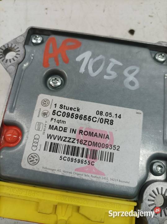 SENSOR AIRBAG 5C0959655C VW Volkswagen Jetta VI osobowe