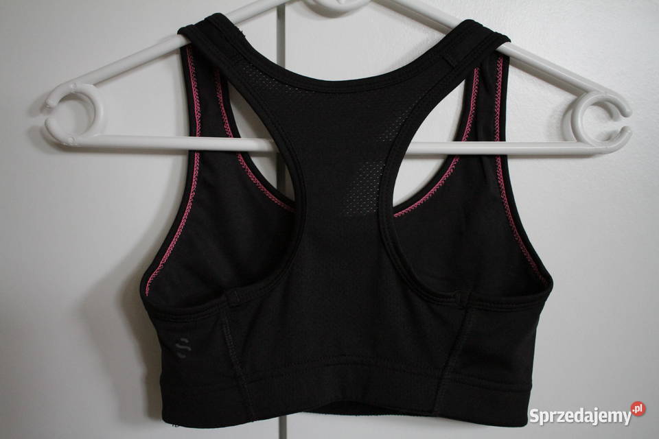 Czarny top sportowy HM xs 34 sport fitness Odzież sportowa Moda i Styl Toruń