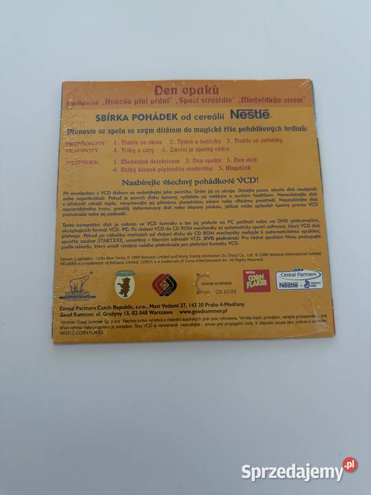 Medvdek Den Opaku Bajka Dzieci Nestl VCD Warszawa