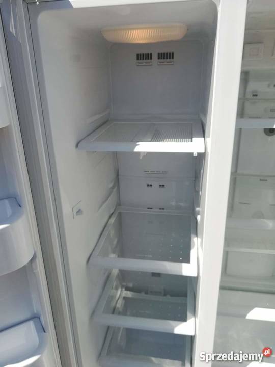 odówka Samsung Side by Side biały połysk stan Warszawa sprzedam