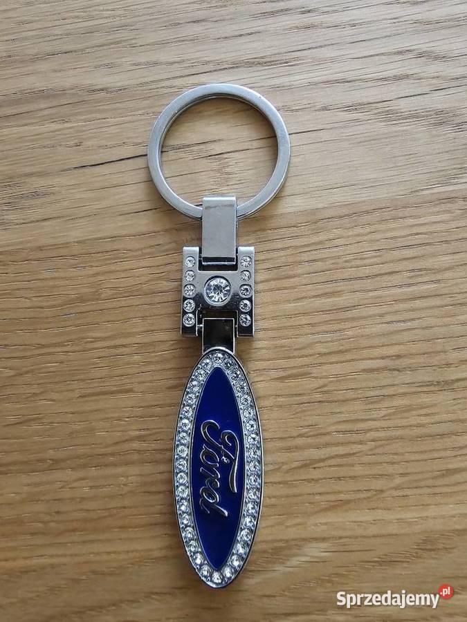 Brelok Do Kluczy FORD cyrkonie chromowany