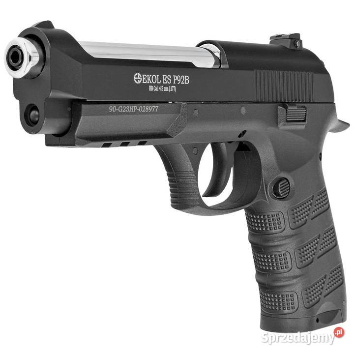 Pistolet wiatrówka Voltran Ekol ES P92B Black 45 Warszawa