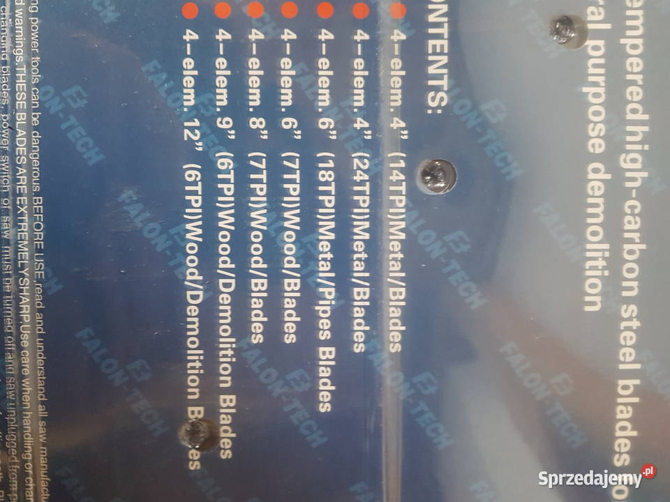 BRZESZCZOTY DO PIŁY SZABLASTEJ ZESTAW 28 Głogowa