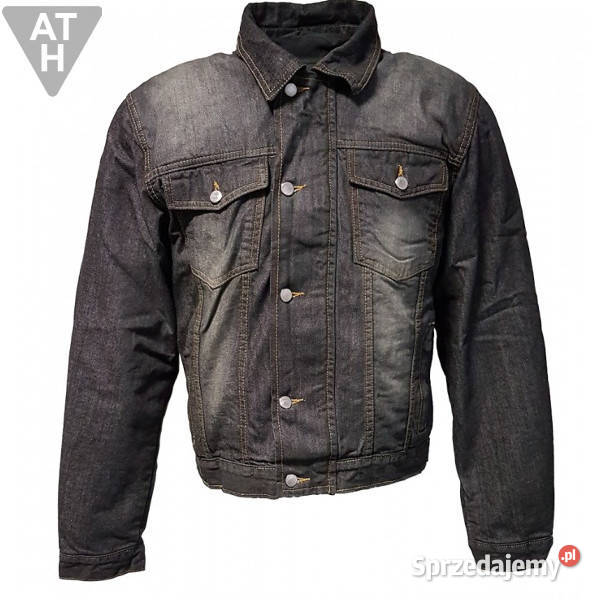 JEANSOWA KURTKA MOTOCYKLOWA ARAMID CZARNA 2XL warmińsko-mazurskie Mrągowo
