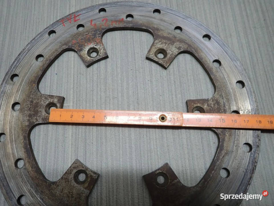 Tarcza Hamulca Hamulcowa Tył 42mm Grubości Strzelce Krajeńskie