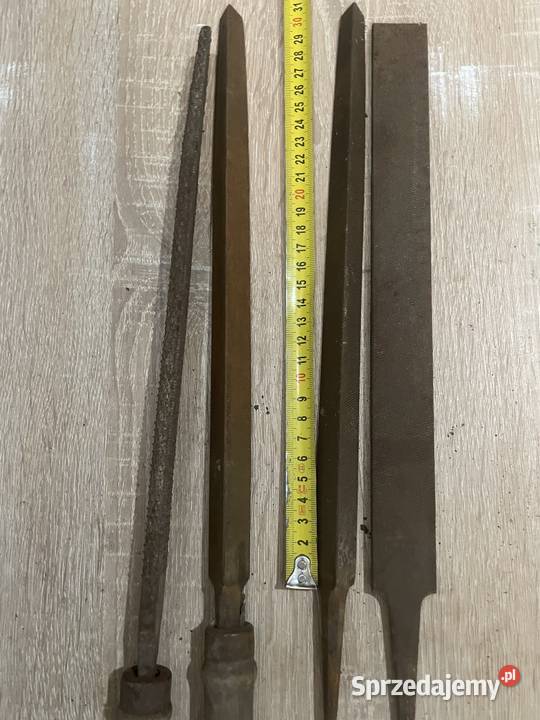 Pilniki ślusarskie pilnik zdzierał PRL stare Kielce