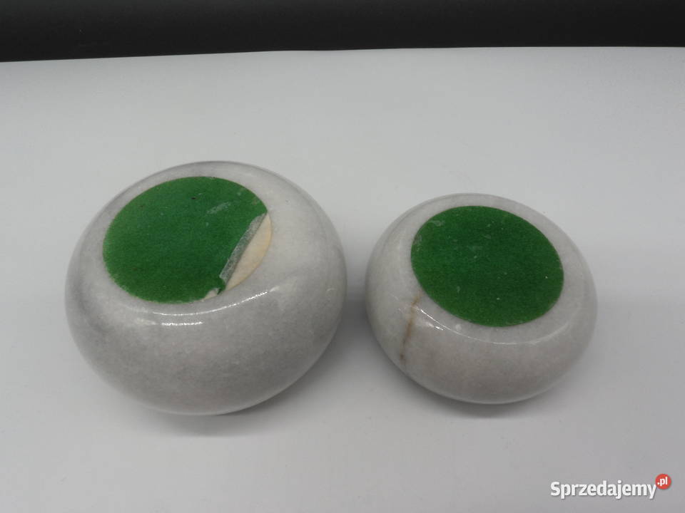 Komplet Świeczników z Naturalnego Marmuru Raszków