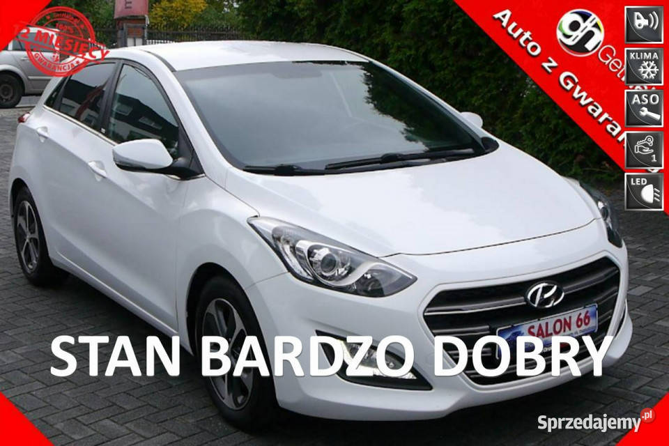 Hyundai i30 16d Stan B 100bezwypadkowy 1wł z Częstochowa