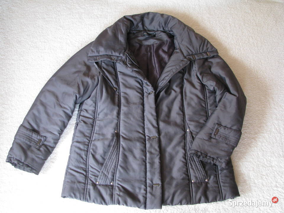 Eleganckosportowa ciepła kurtka damska oliwkowa Brzegi