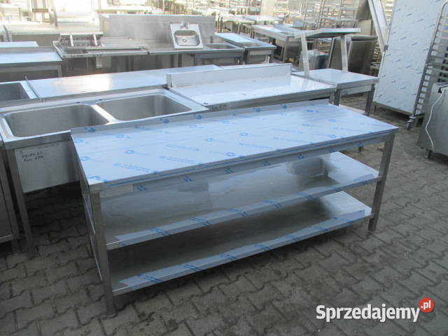 Nowy Stół Gastronomiczny Z 2 Półkami 2007085 wielkopolskie Ostrów Wielkopolski