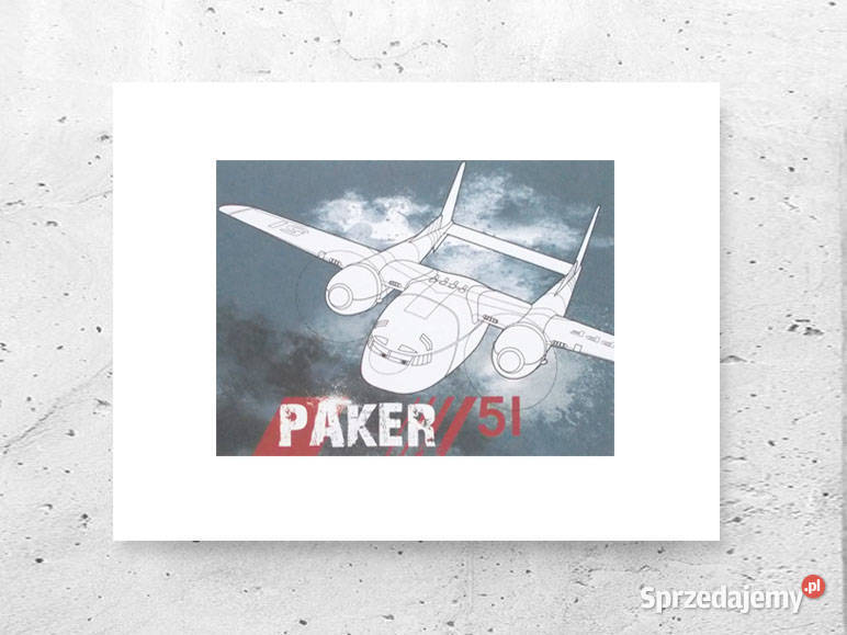 samoloty plakat z pakerem paker plakat z bajki o podkarpackie Rzeszów sprzedam