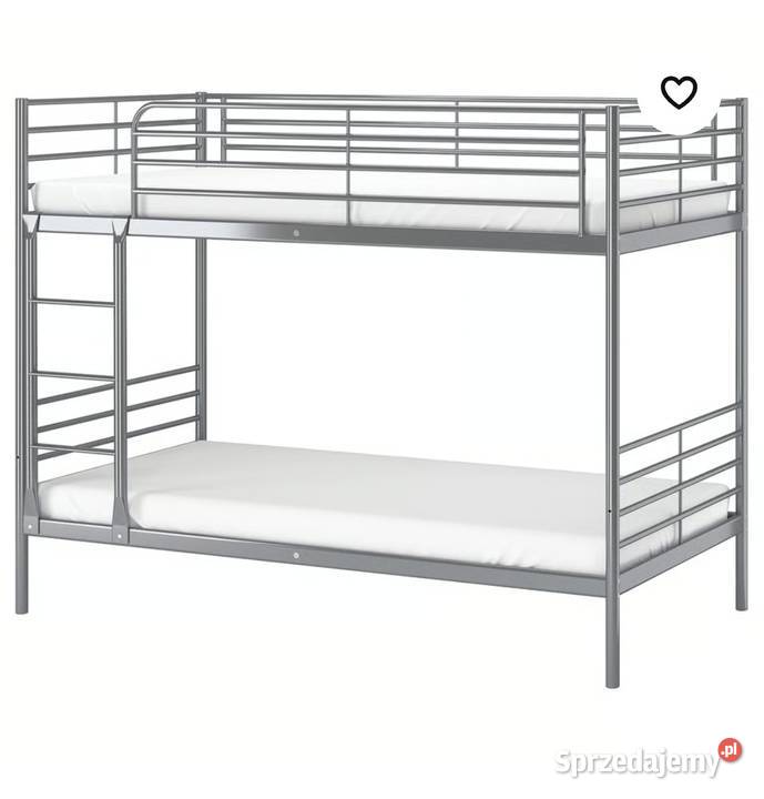 Łóżko piętrowe metalowe śląskie Kłobuck sprzedam