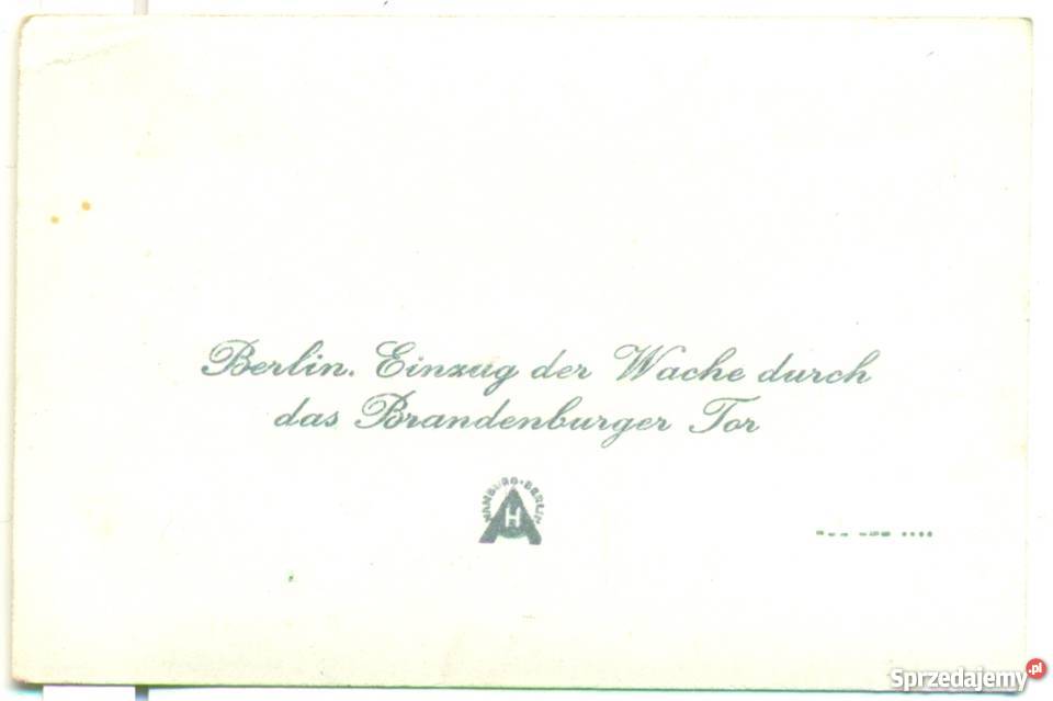 BERLIN Einzug der Wache durch das Brandeburger Ostrów Wielkopolski