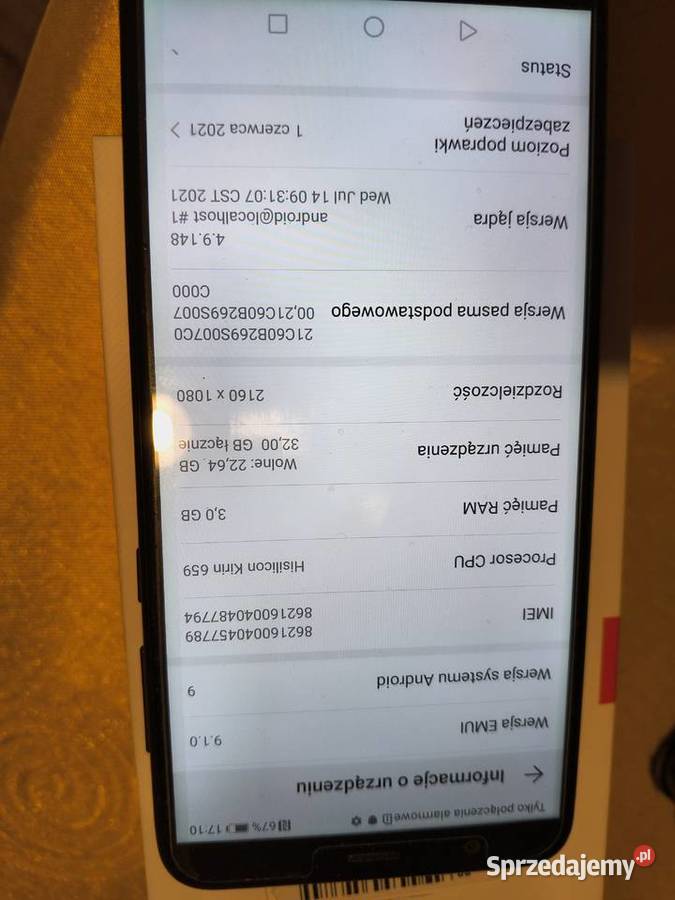 telefon HUAWEI P Smart Dąbie