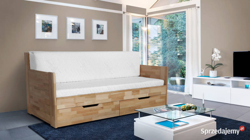 Łóżko drewniane bukowe rozkładane Duo C 180200 śląskie Katowice