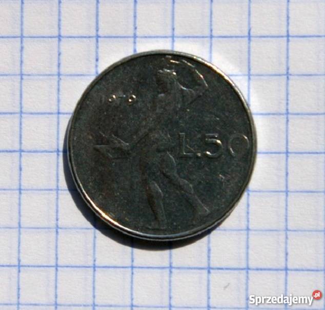 50 LIRÓW 1979 WŁOCHY Numizmatyka lubelskie Piszczac