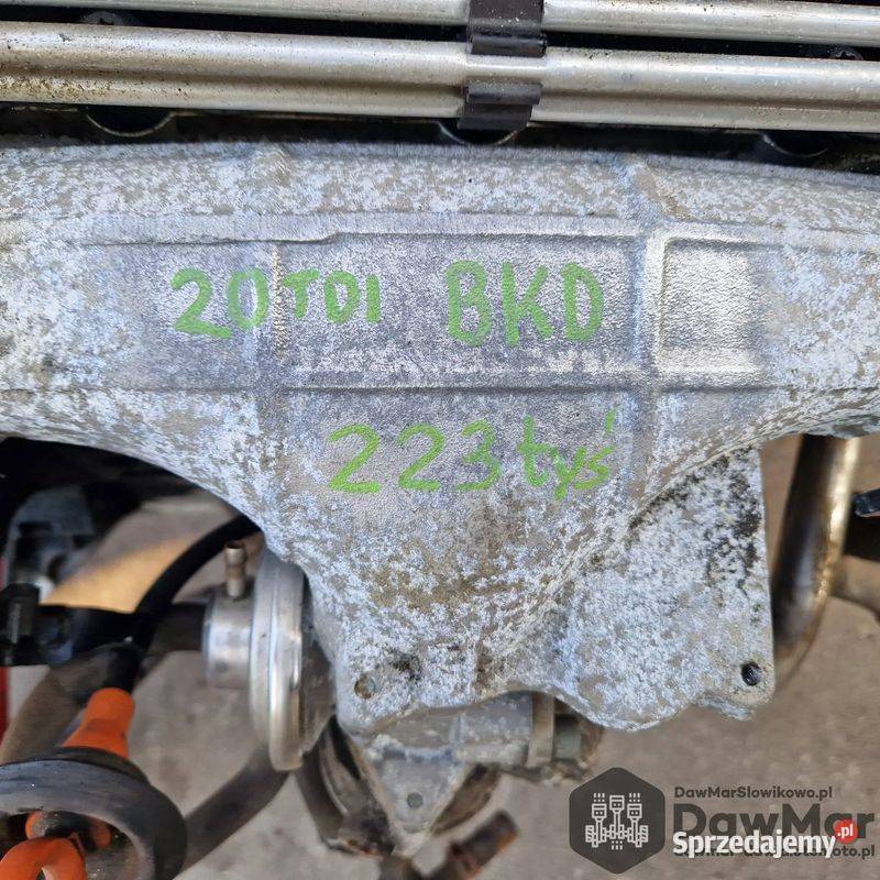 VW Silnik 20 TDI BKD 223 przebieg bez Słowikowo