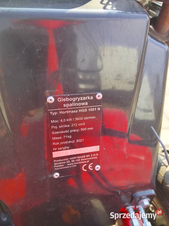 Glebogryzałka spalinowa hortmasz nowa Koprzywnica