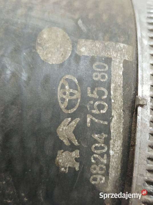 RURA PRZEWÓD INTERCOOLERA 20 HDI 9820476580 Silniki i osprzęt