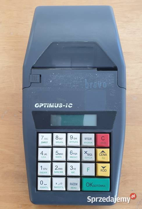 Kasa kiedys fiskalna Bravo produkcji Optimusa małopolskie Zakopane