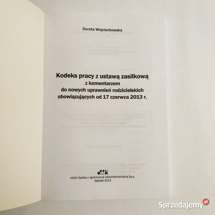 Dorota Wojciechowska Kodeks Pracy z ustawą Łódź