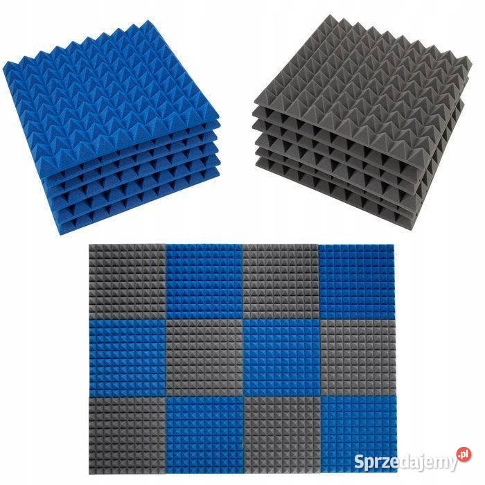 Pianki Akustyczne Wygłuszające Piramidy Wysokie Sprzęt estradowy, studyjny i DJ-ski Łąki sprzedam