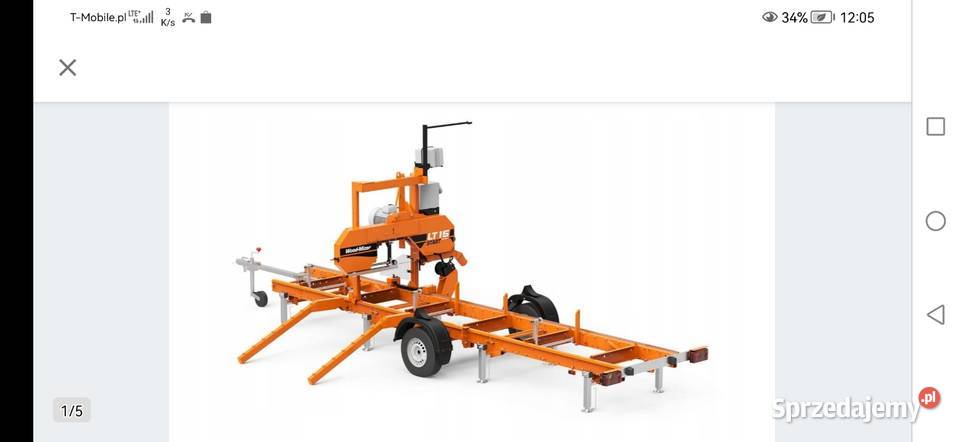 Trak tasmowy mobilny silnik 75kw z wyświetlaczem Złoty Stok