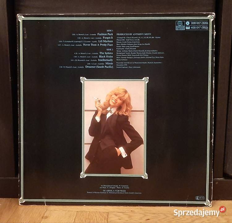 Amanda Lear Never Trust a Pretty Face winyl Warszawa