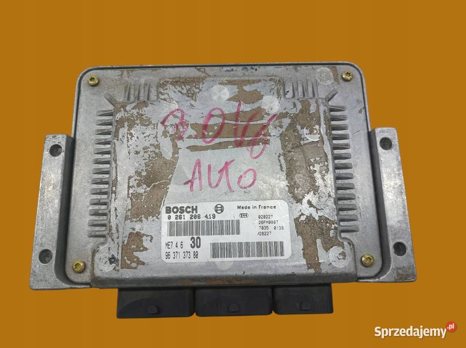 STEROWNIK SILNIKA 0261206419 9637137380 30 V6 B Rok produkcji 2002 świętokrzyskie