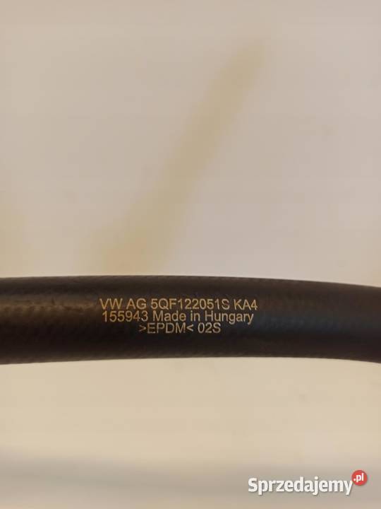 SKODA VW 20 TDI WĄŻ PRZEWÓD RURA WODY 5QF122051S