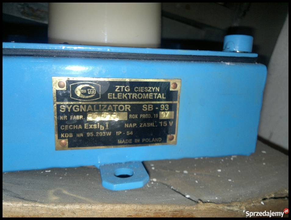 Sygnalizator SB93 ZTG Cieszyn Elektrometal sprzedam