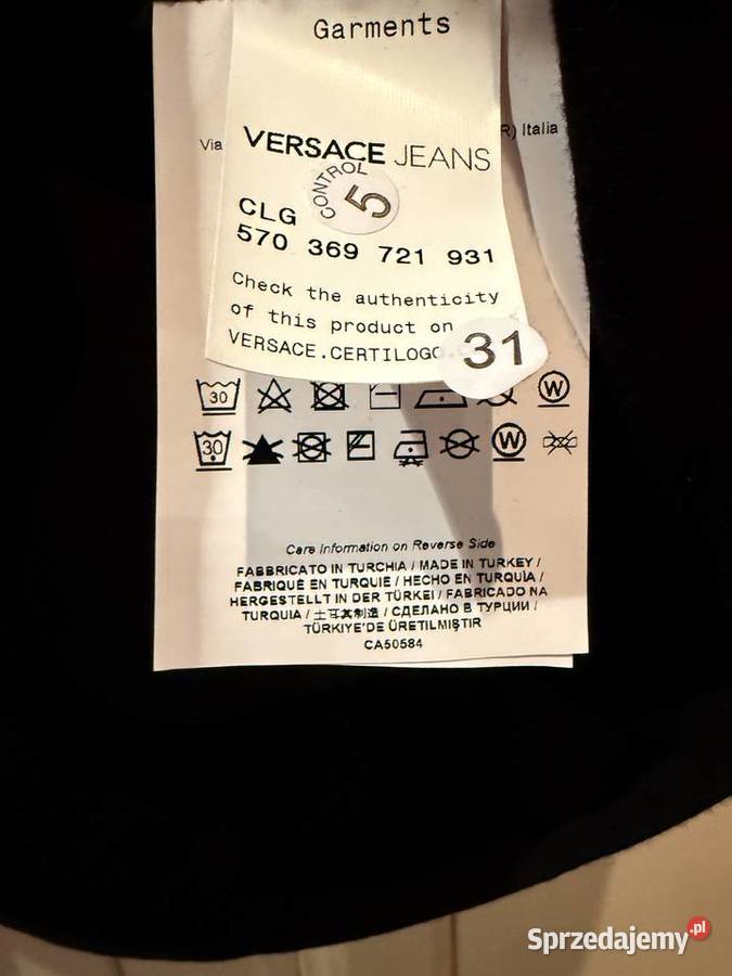 Tshirt męski Versace Jeans Couture Versace Odzież codzienna Warszawa