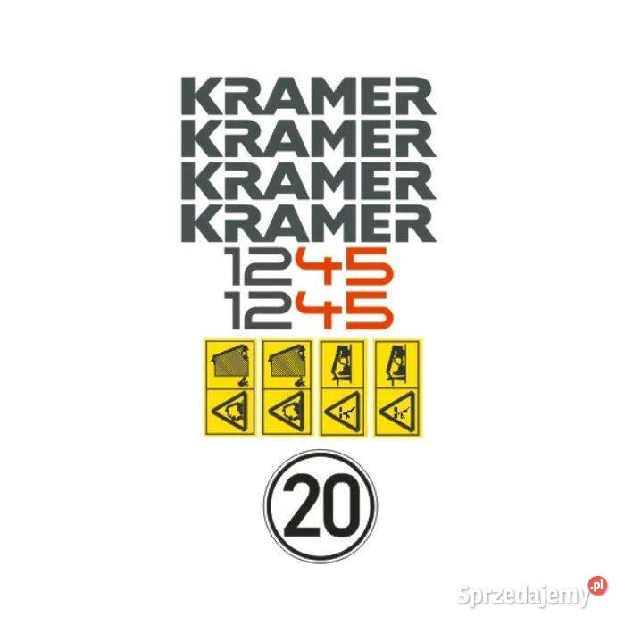 Naklejki oklejenie naklejka KRAMER 1245 Janików