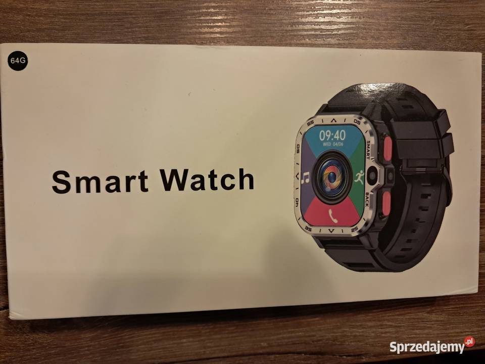 nowy smart watch 64G ma jedynie ryskę na dolnym Unisex