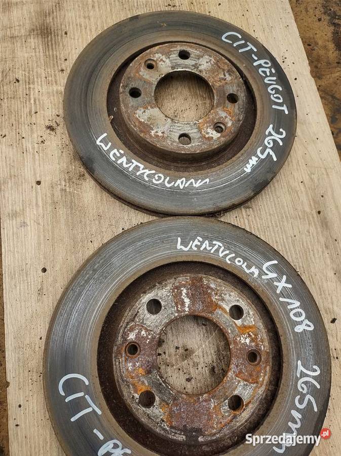 Citroen Peugeot 4X108 tarcza hamulcowa 265mm Układ hamulcowy Kielce