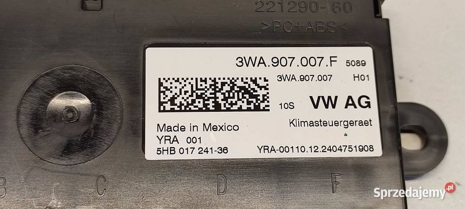 VW TAYRON TIGUAN III MODUŁ KLIMATYZACJI
