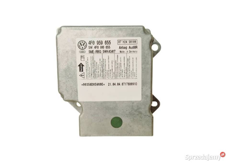 MODUŁ PODUSZEK AIRBAG AUDI A6 C6 4F0959655 osobowe Komputery świętokrzyskie